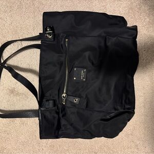 Henri Bendel Black Nylon Tote